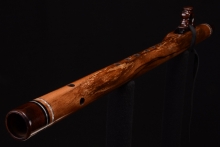 Sycamore Burl Native American Flute, Minor, Mid G-4, #G37C